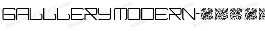 Galllery modern字体转换